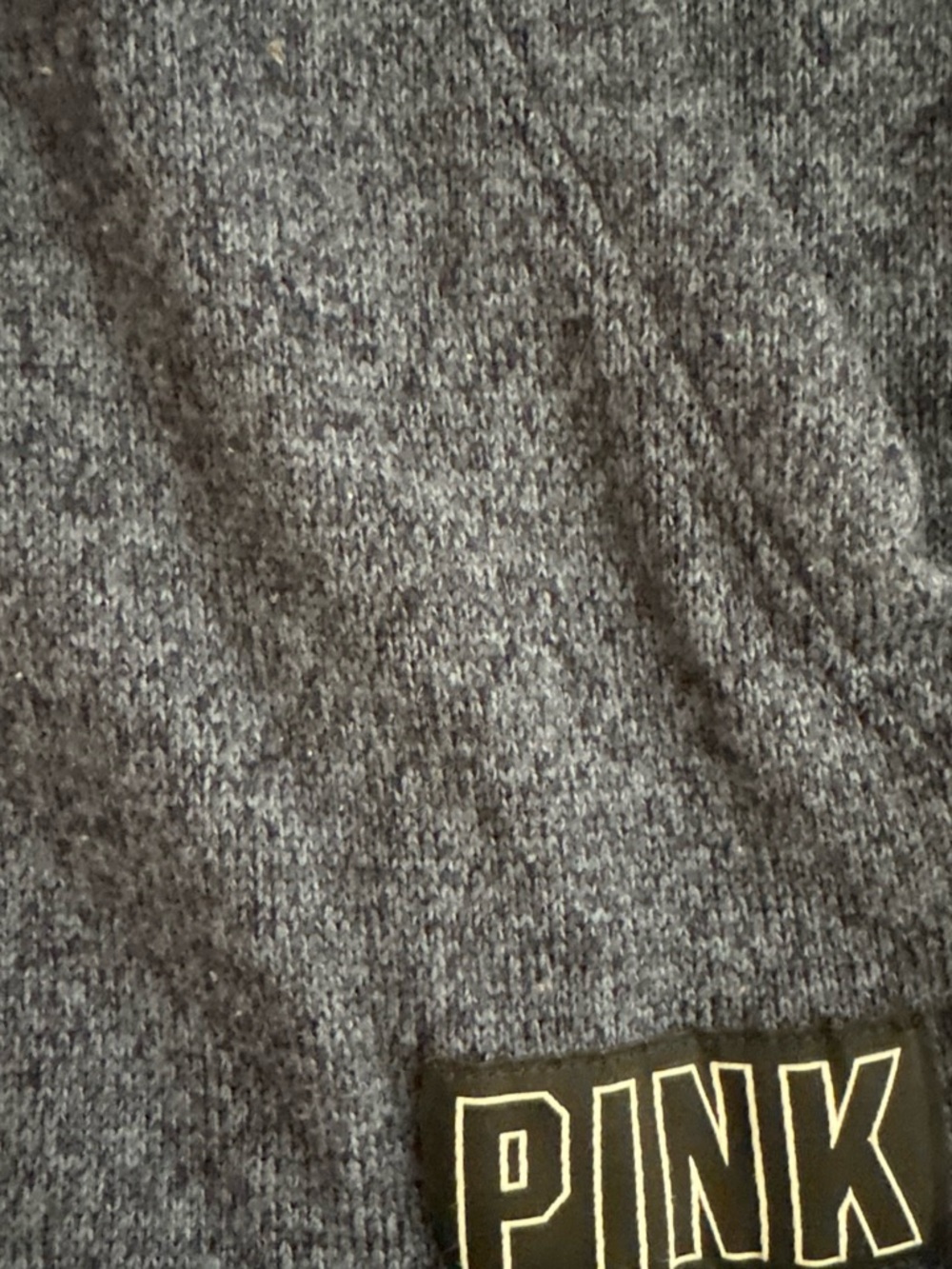 Victoria's Secret PINK Navy Half-Zip Pullover - Picture 4 of 4